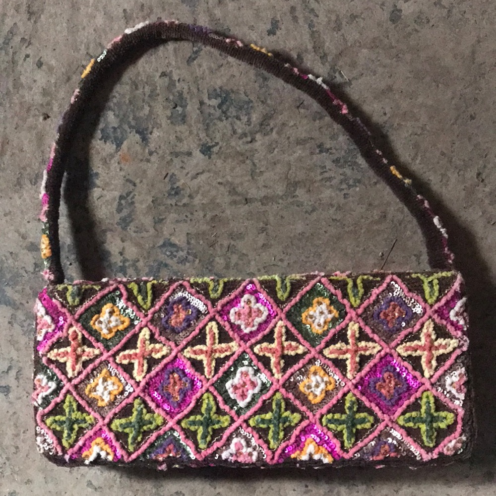 Pierre Urbach by Santi beaded handbag